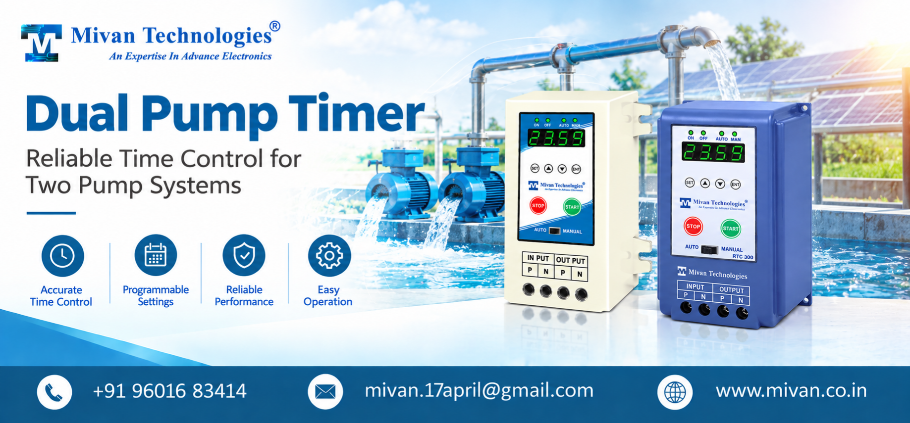 Dual Pump Timer
