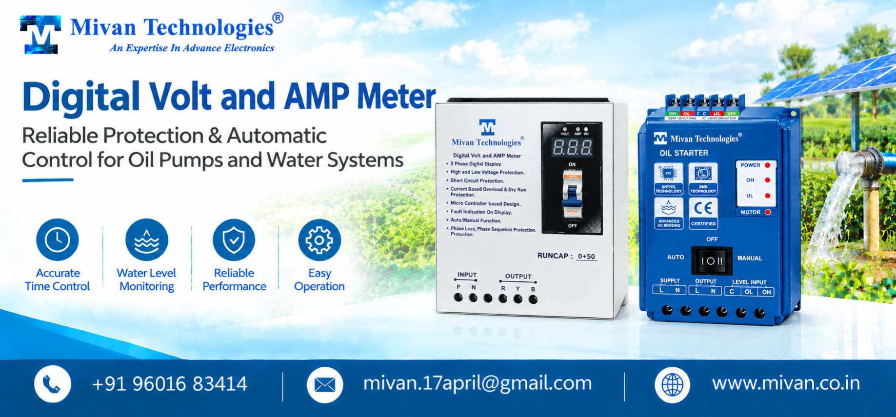 Digital Volt and AMP Meter