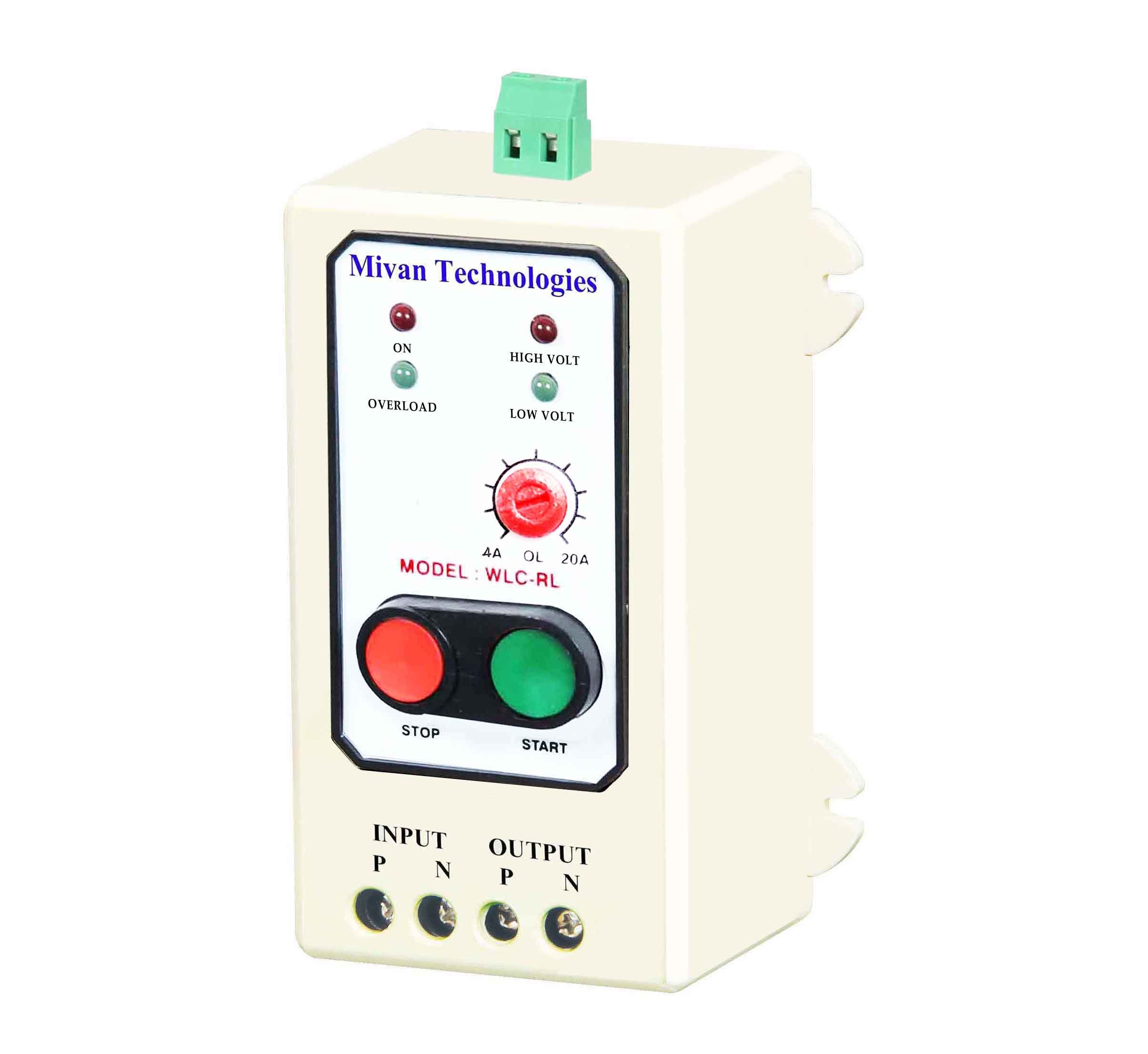 WLC RL semi automatic water controller with high low voltage and overload protections