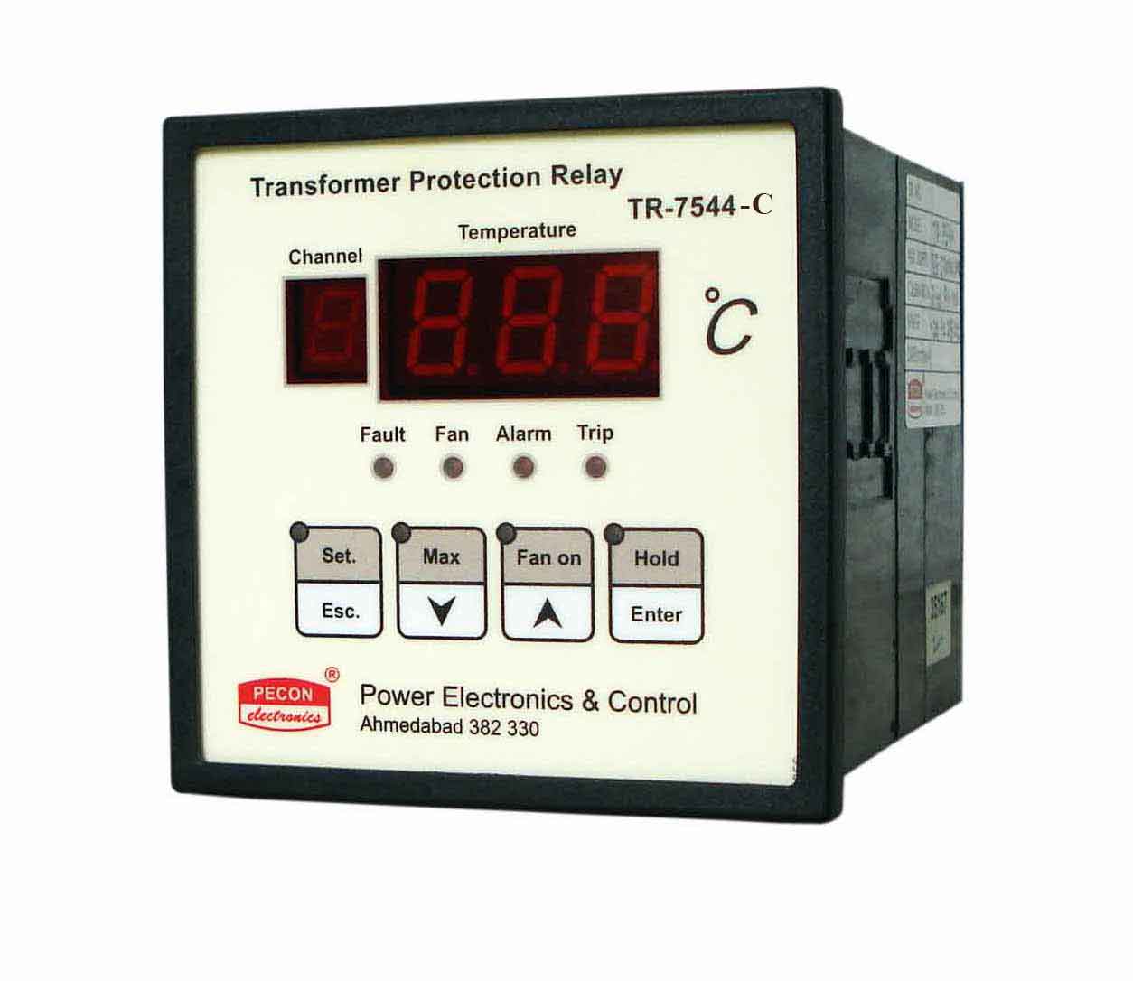 TR 7544 C four channel temperature scanner with RS485 remote output Transformer Protection Relay