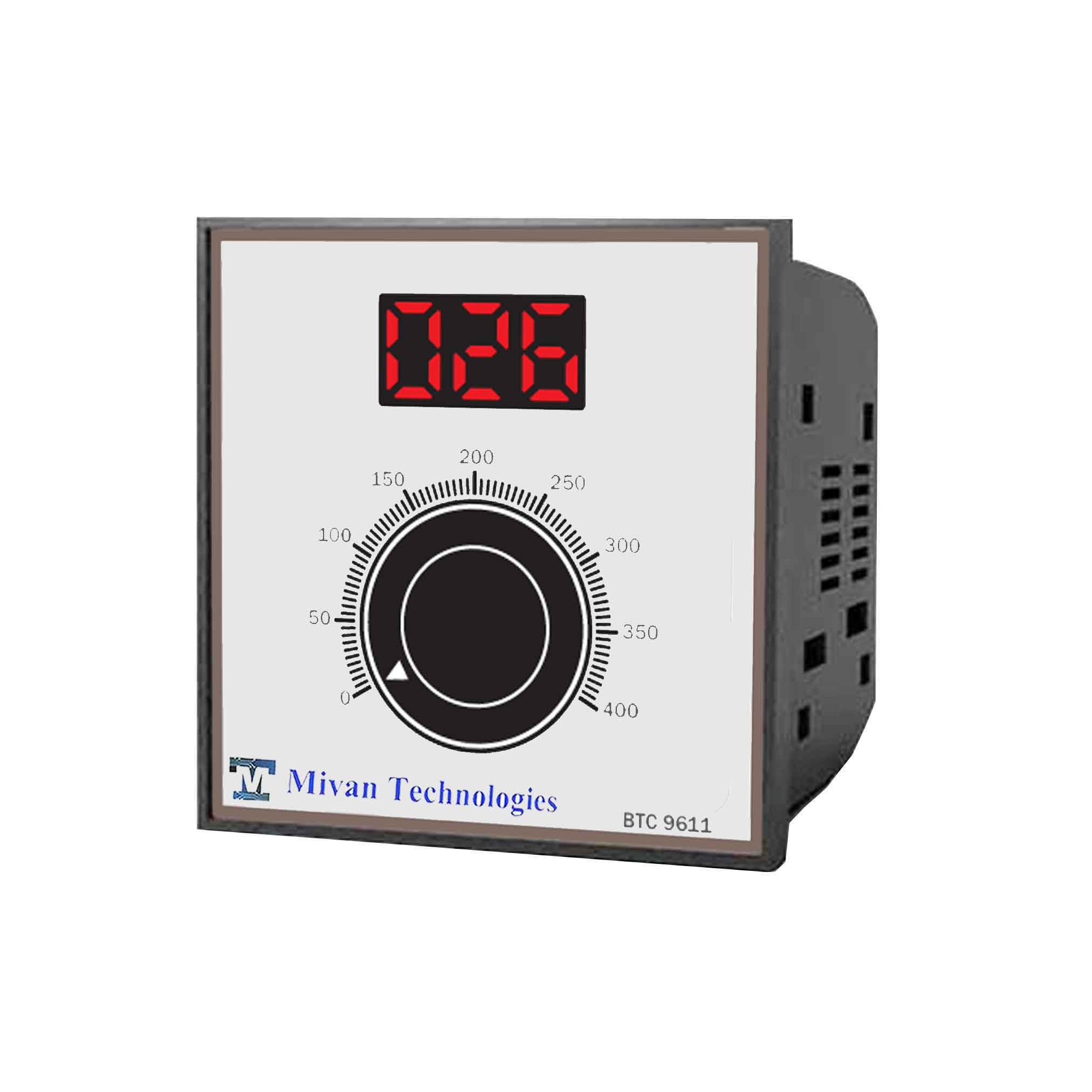 Digital Blind Temperature Controller J and K Type size 96 96 single display BTC 9611