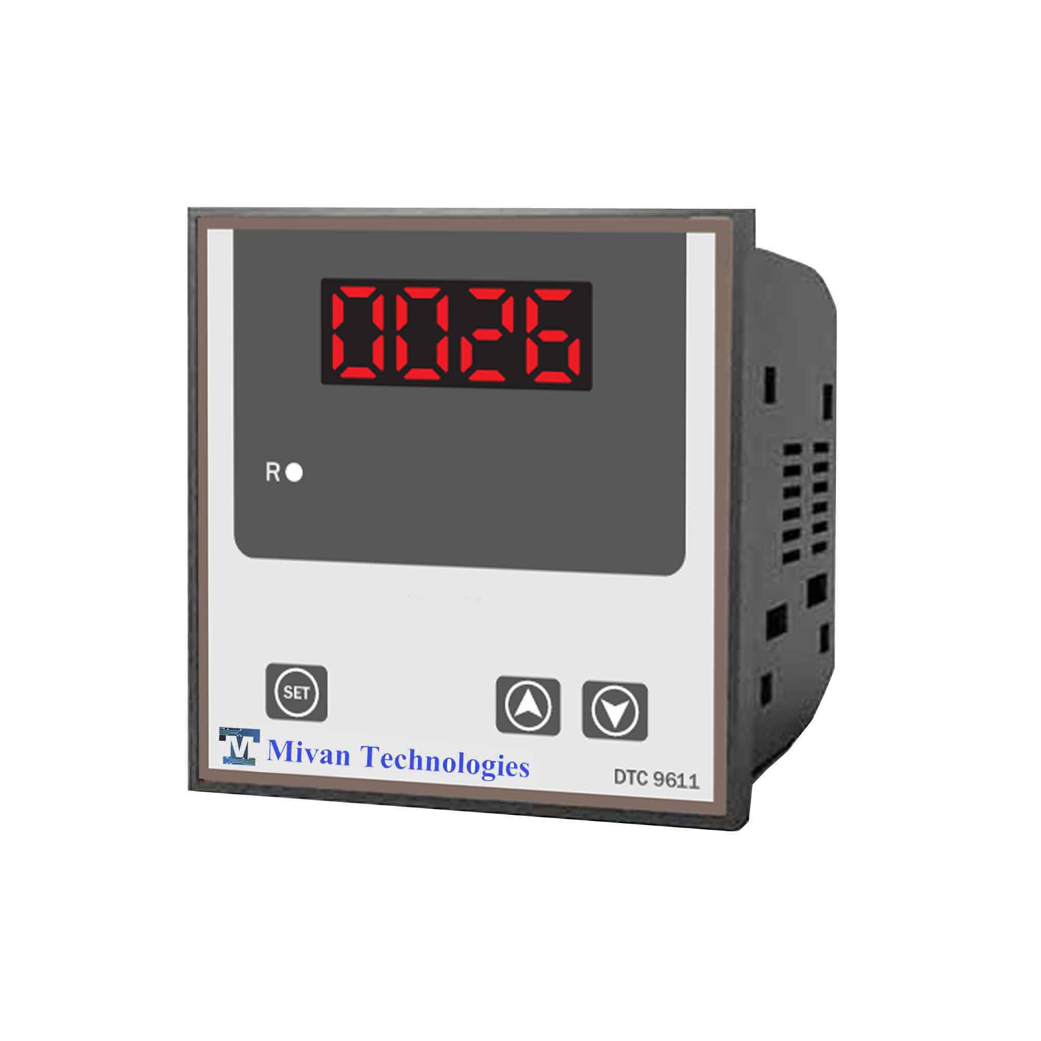 Universal Temperature Controller RTD PT100 Type size 96 96 single display DTC 9611