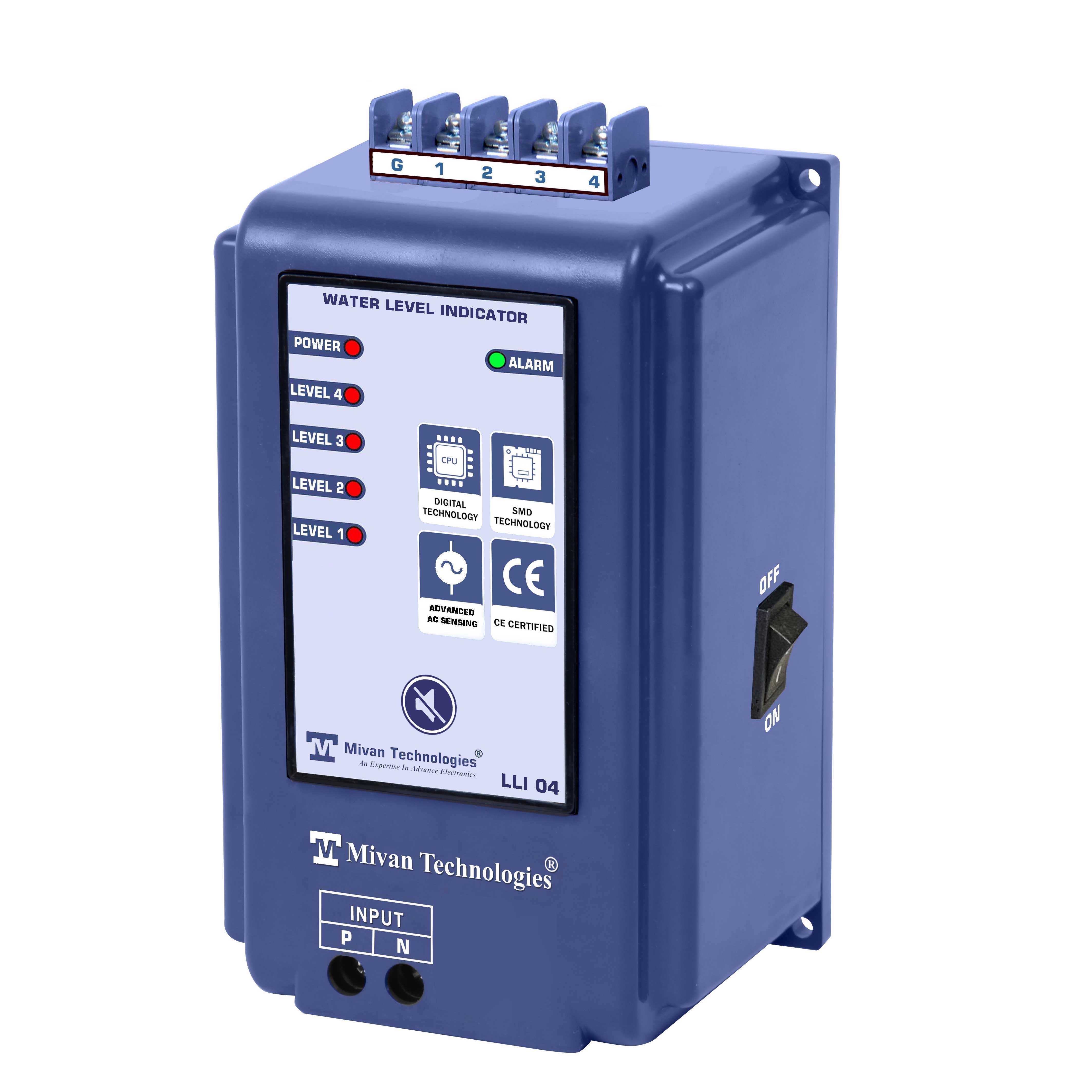 4 level water level controller